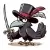 Raven with Rapier